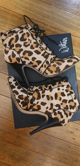 animal print ankle boots australia